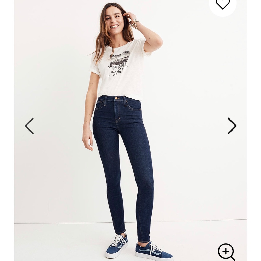 Madewell 10” High Rise Skinny Jeans